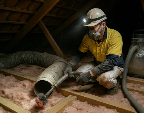 Coldflow Service Tech in Melbourne Roof Cleaning Duct